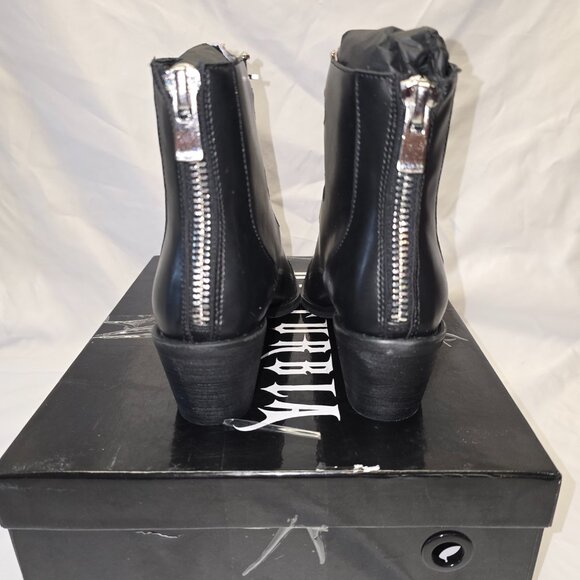 Disturbia Bridget Buckled Boots in Black, Women's Size 6, New in Box - Picture 4 of 11
